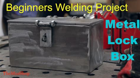 welding a large steel box|metal shop box welding.